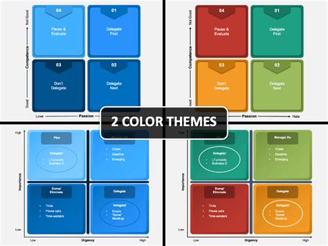 Delegation Matrix Powerpoint Template Ppt Slides