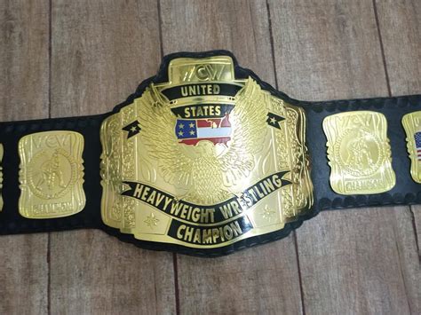 Wcw United States Heavyweight Wrestling Championship Belt Etsy