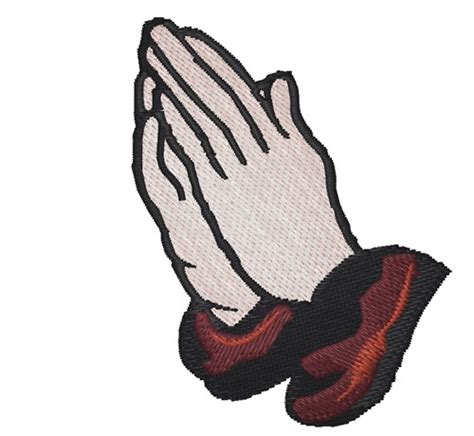 Praying Hands Embroidery