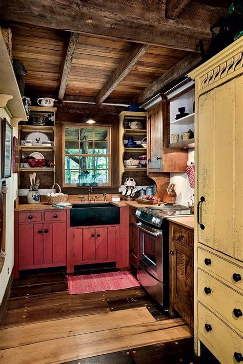 Rustic Farmhouse Kitchen Cabinets Cursodeingles Elena