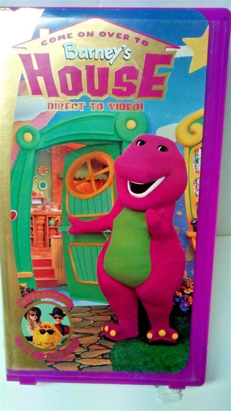 Barney Come On Over To Barneys House Vhs 2000 Clam Shell Case