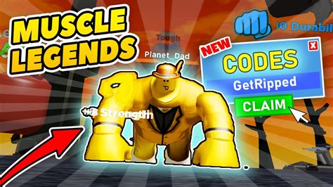 All Muscle Legends Codes Roblox Youtube