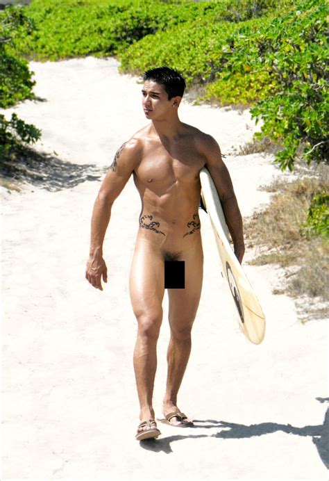 Naked Surfer Photo Asian Hawaiian Male Nude Gay Art Male Etsy