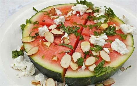 Watermelon Wedge Salad With Feta And Mint