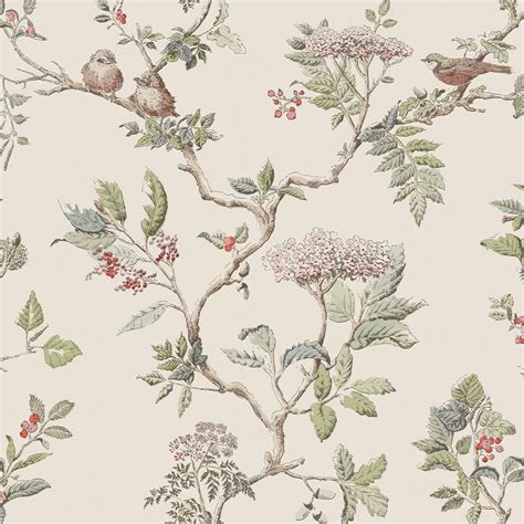 Laura Ashley Elderwood Natural Non Woven Unpasted Removable Strippable Wallpaper 113346 The