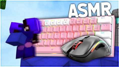 Keyboard Asmr And Mouse Sounds Minecraft Bedwars Creepergg