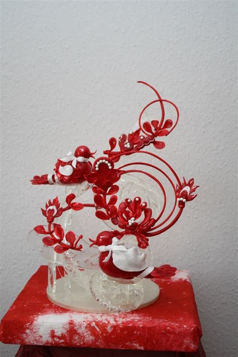 Sugar Art Sculpture Inspired By Autumn Pulled Sugar Art Sugar Art