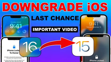 Important Video How To Downgrade Ios 16 To 15 🔥😍 Last Chance
