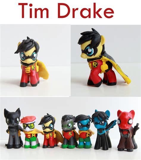 Mlp Custom G4 Tim Drake Robin Figuresculpttoy By Alltheapples On