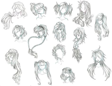 Hair Drawings 9 Free Psd Vector Ai Eps Format
