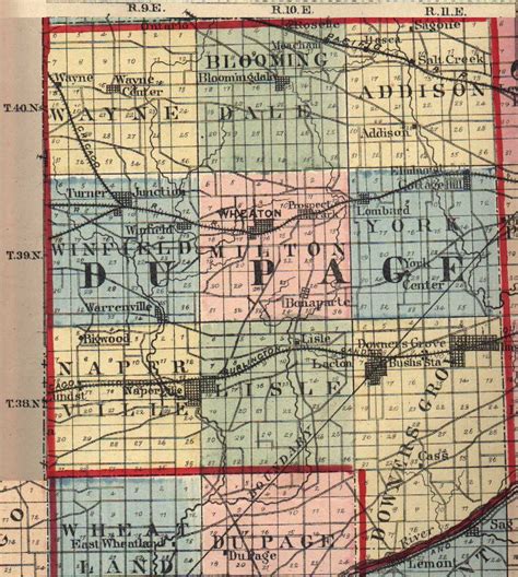Dupage County Illinois Map