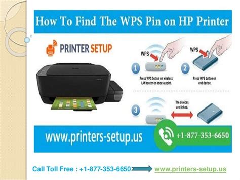 How To Find Wps Pin On Hp Printer 1 877 353 6650