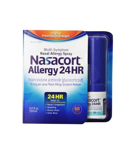 Nasacort Allergy 24 H 60 Sprays 037 Fluid Ounce
