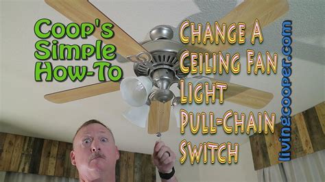 It 's important to note, this is not a dual dimmer switch, this is made for independent fan and light control 3. Coop's Simple How To - Change A Ceiling Fan Light Pull ...