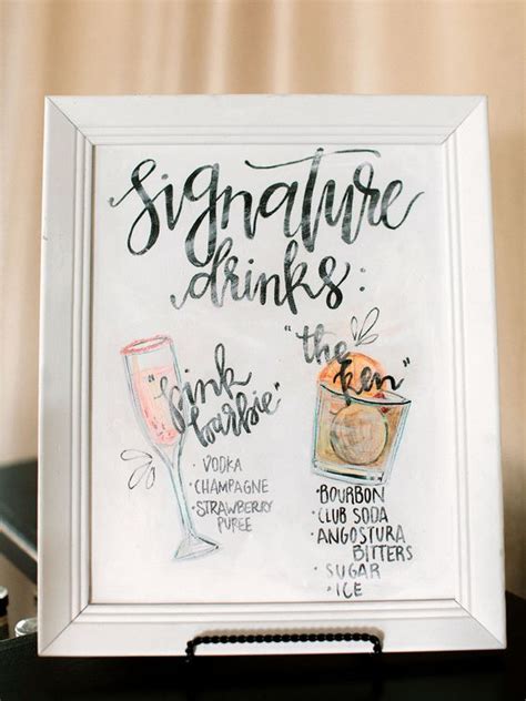 couples signature beverage ideas for your wedding — ivory and beau