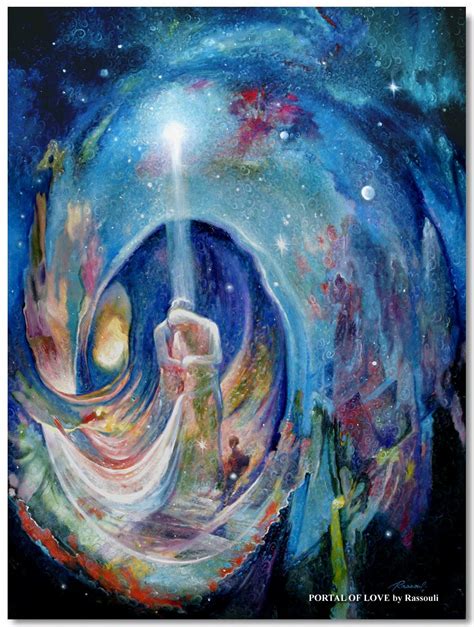 Portal Of Love Romantic Artwork Illustrator Spiritual Paintings