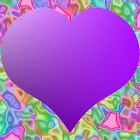 Purple Heart Borders And Frames Free Wallpaper