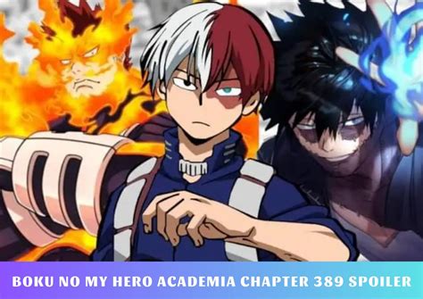 My Hero Academia Chapter 389 Leaked Spoilers Release Date