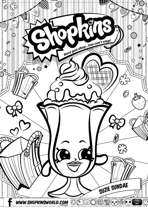 Shopkins Coloring Pages Cupcake Queen At Free