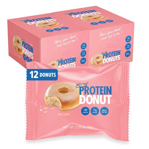 Buy Wow Protein Donuts High Protein Snacks Low Carb Low Calorie