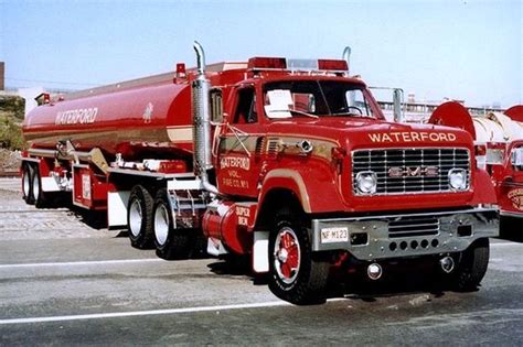 Gmc 9500 Fire Dept Semi Trailer Water Tanker Usa Big Rig