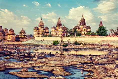 The Historical Town Of Orchha Included In The Tentative List Of Unesco