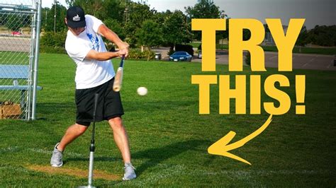 Simple Hitting Drill To Make Perfect Contact Youtube