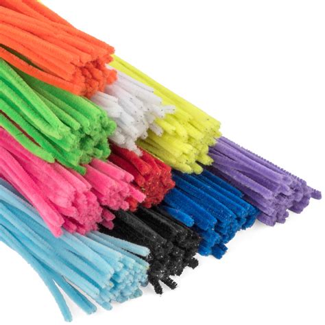500 Pack Craft Pipe Cleaners Peachy Keen Crafts
