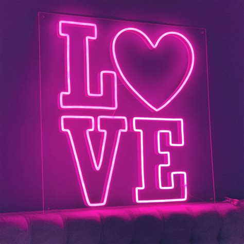 Love Handmade Neon Led Sign By Marvellous Neon