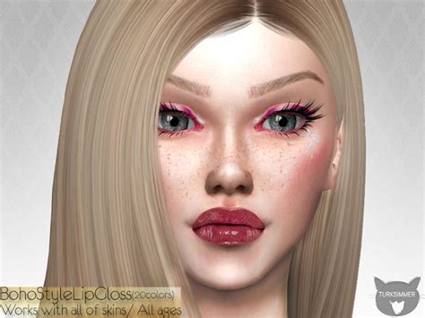 Bohostyle Lip Gloss By Turksimmer At Tsr Sims 4 Updates