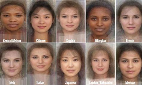 The Average Woman Revealed Study Blends Thousands To Faces To Find Wh Beauty Around The World