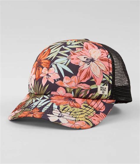 Billabong Heritage Mashup Trucker Hat Womens Hats In Flamingo Buckle