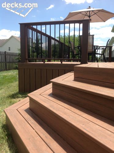 Timbertech Evolutions With Contemporary Rail Deck Pictures Patio