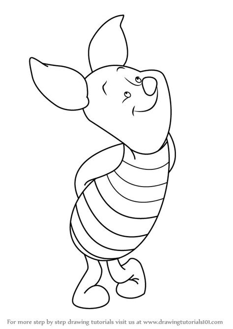 Easy step by step drawing tutorial for kids | see more about drawing tutorials, step by step and winnie the pooh. How to Draw Piglet from Winnie the Pooh ...