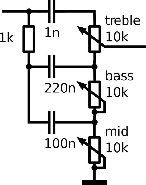 Filefilter Bass Mid Treblesvg Wikimedia Commons Audio Amplifier