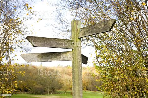 Blank Sign Post Stock Photo Download Image Now Blank Sign