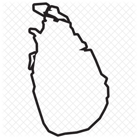 Srilanka Icon Download In Line Style