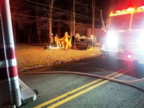 Victim Rescued From Overturned Vehicle Airlifted To Hospital After