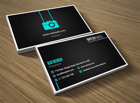 12 Best Photography Visiting Card Templates Psd Photography Courses