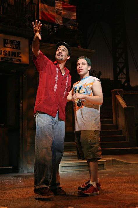 Lights up on washington heights.the scent of a cafecito caliente hangs in the air just outside of the 181st street subway stop. in the heights original broadway cast - Google Search ...