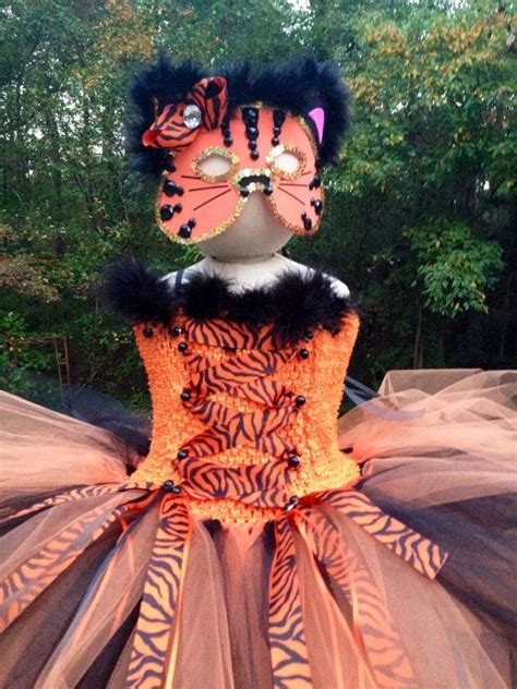 Tiger Cat Tutu Costume With Mask By Lulubellebysarah On Etsy 6500