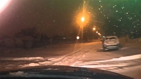 Driving In Deep Snow On Canadian Streets Youtube