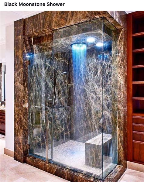 Black Moonstone shower? ️? ????? | Modern shower design, Modern shower, Contemporary shower