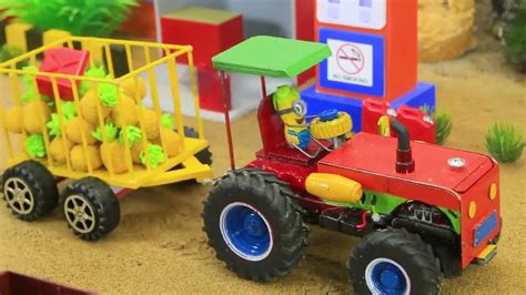 Top Diy Tractor Making Mini Garage For Tractors Constructiondiy Mini