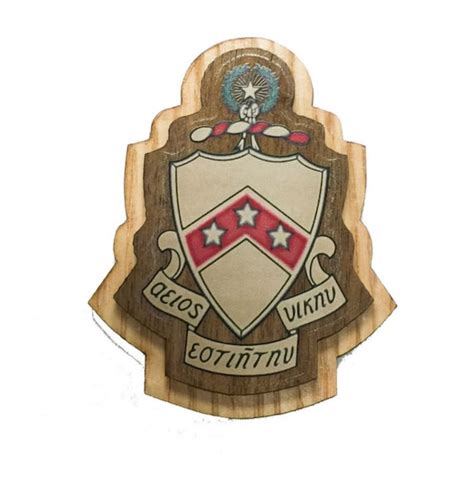Phi Kappa Tau Wooden Crest Etsy