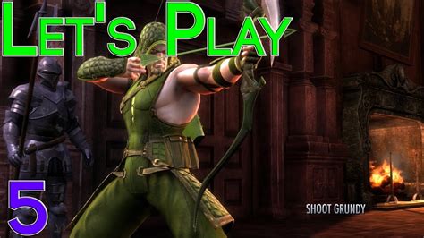 Injustice Gods Among Us Ps4 Part 5 Green Arrow Lets Play
