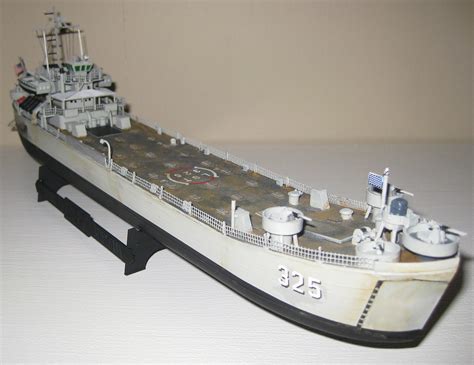 Lst Landing Ship Tank Plastic Model Military Ship Kit 1245