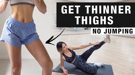 Lose Thigh Fat Workout To Get Slimmer Inner Thighs No Jumping 15 Mins