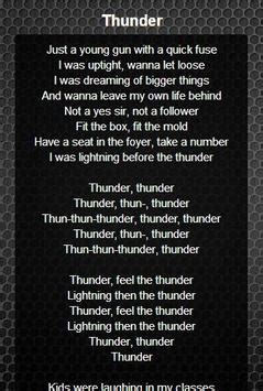 Thunder by imagine dragons released: Imagine Dragons Song Lyrics for Android - APK Download