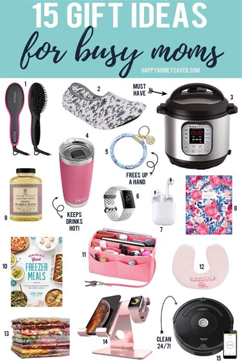 15 Gift Ideas for Busy Moms | 15 gifts, Gifts, Busy mom